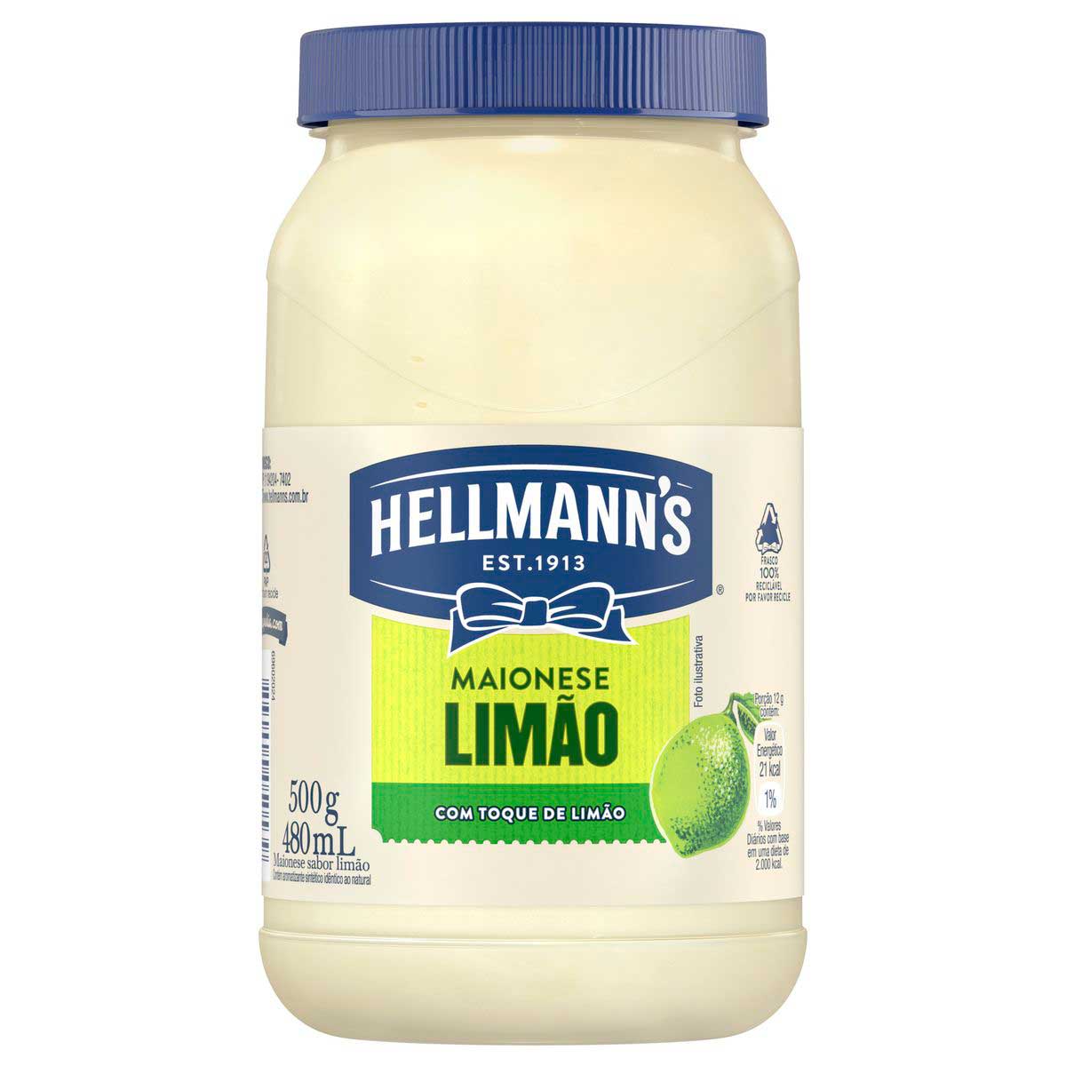 Maionese Hellmann&apos;s Limão 500g