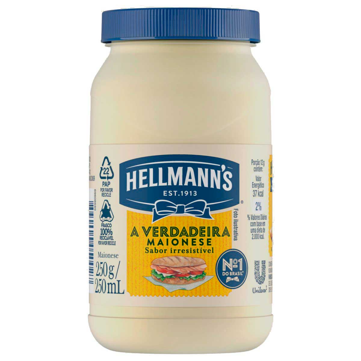 Maionese Hellmann&apos;s Tradicional 250g