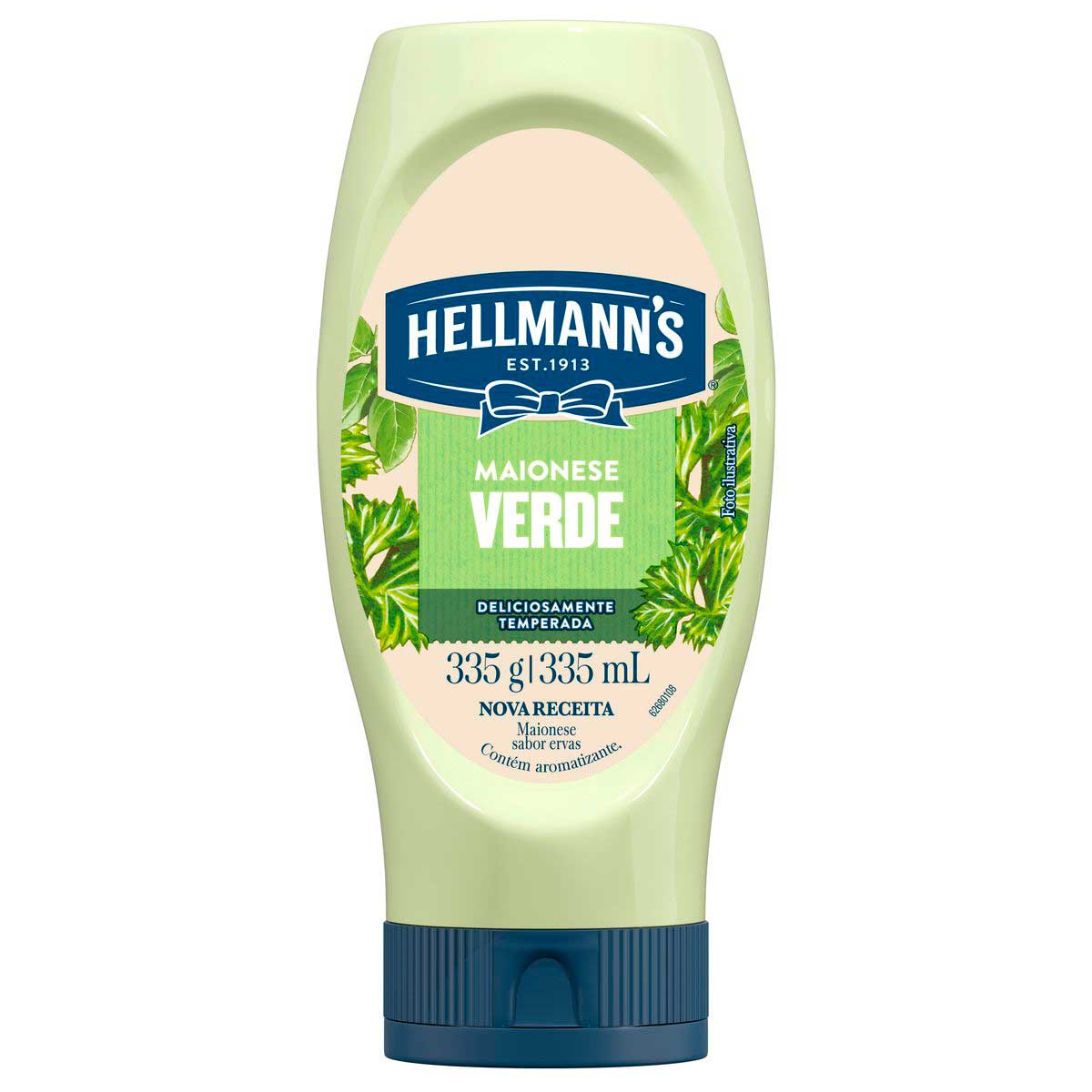 Maionese Verde Hellmann&apos;s Squeeze 335 g