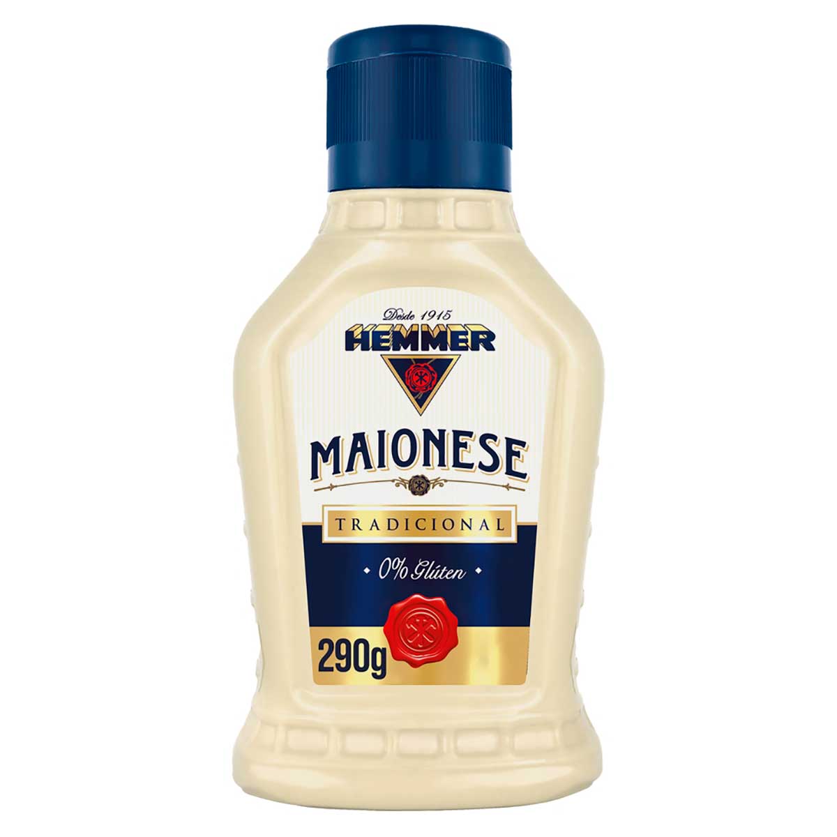 Maionese Hemmer Tradicional sem Glúten Squeeze 290g