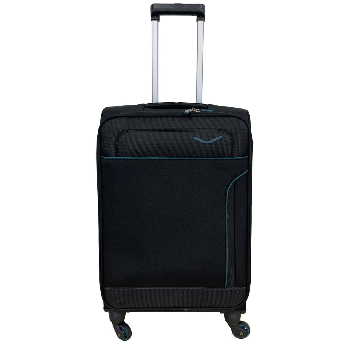 Mala de Viagem 53cm Soft com Rodinhas Carrefour Preta OD148950