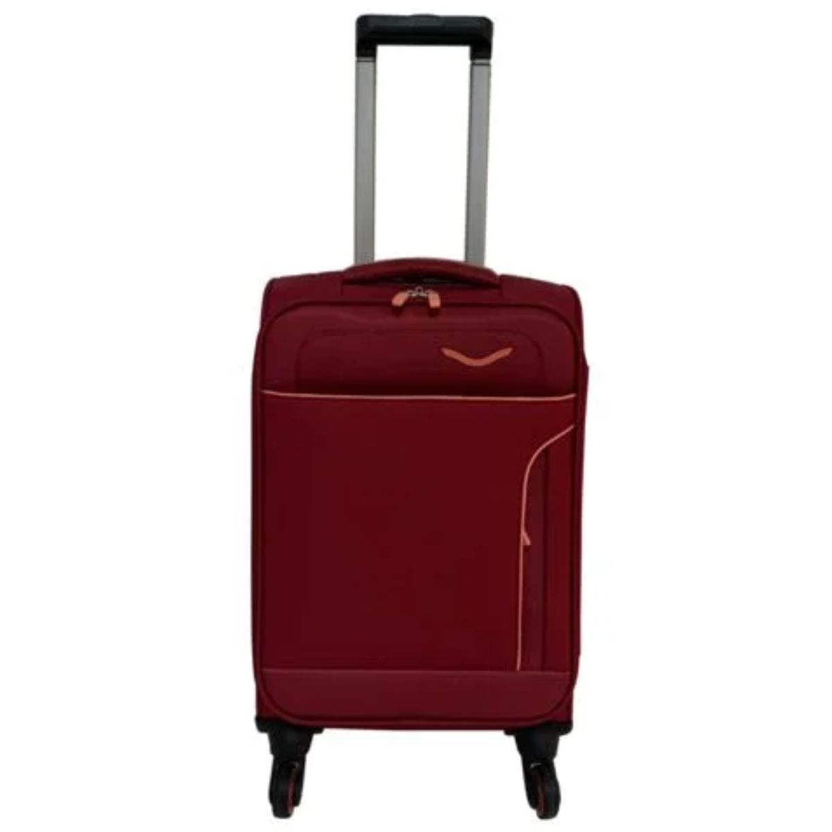 Mala de Viagem 54cm Soft Bordo com Rodinhas Carrefour Vermelha OD140456