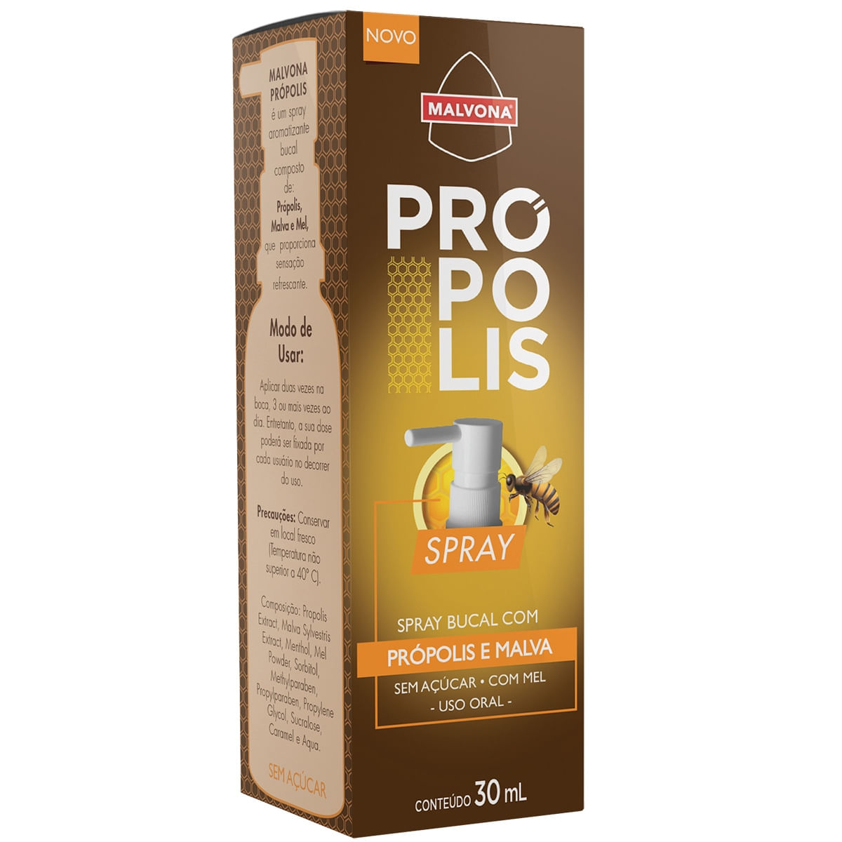 Spray Bucal Própolis Malvona 30 ml