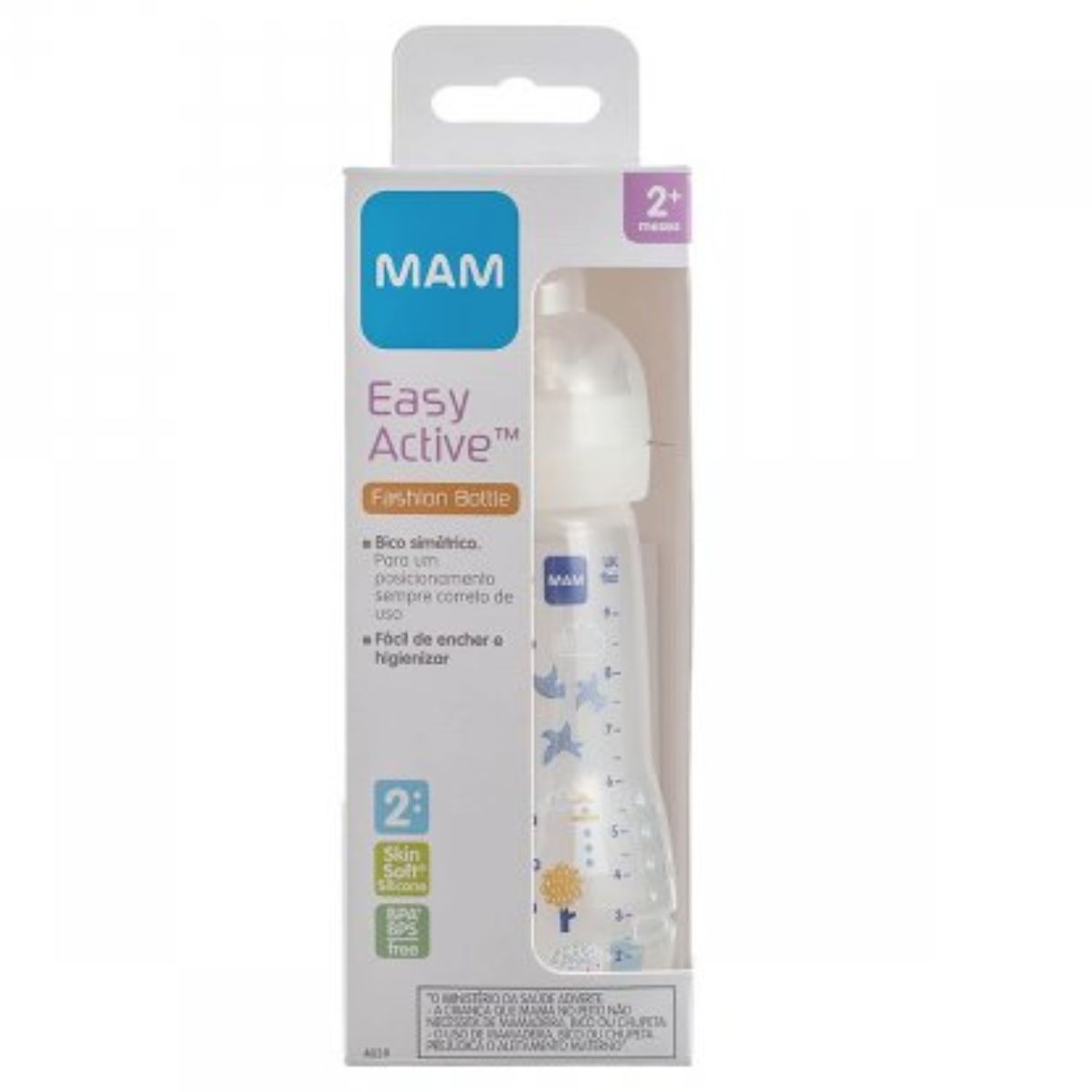 Mamadeira Easy Active MAM 4839 Amarela 270 ml