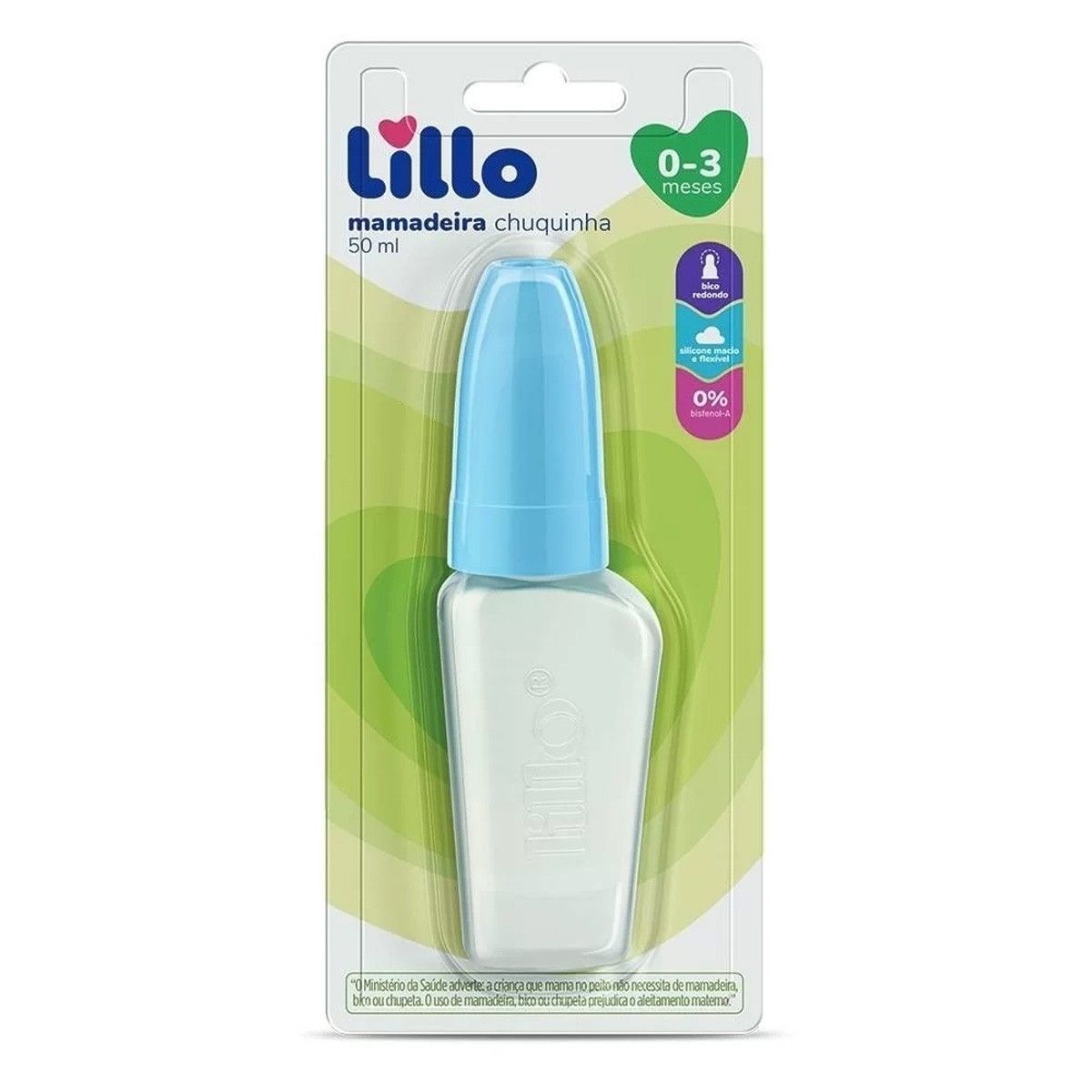 Mamadeira Miniform 601120 Latex Cor Azul Lillo 50 ml