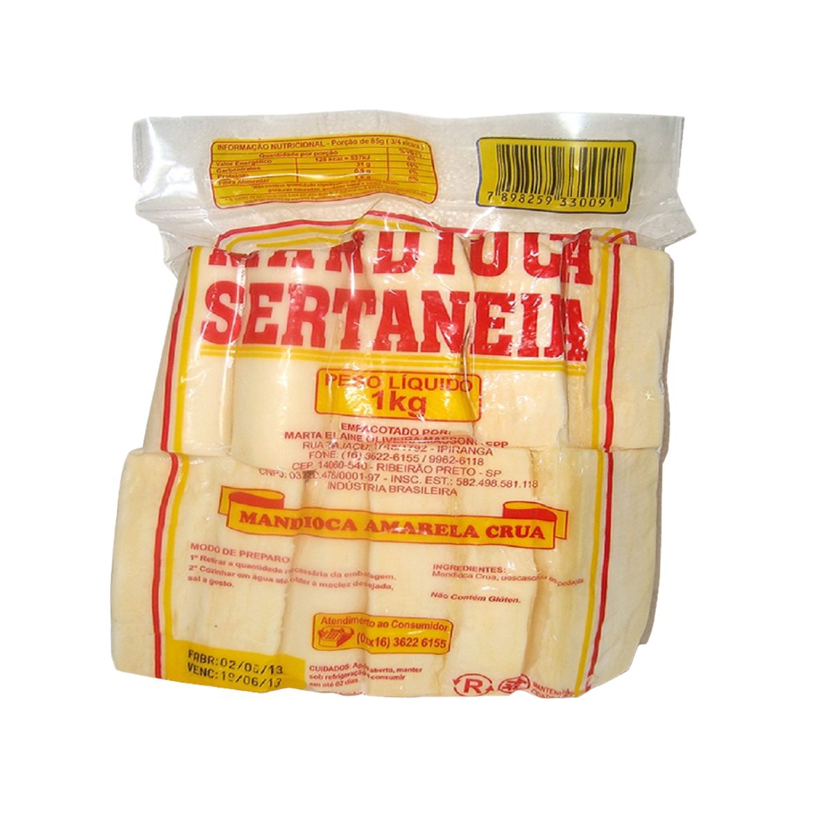 Mandioca Sertaneja 1 Kg