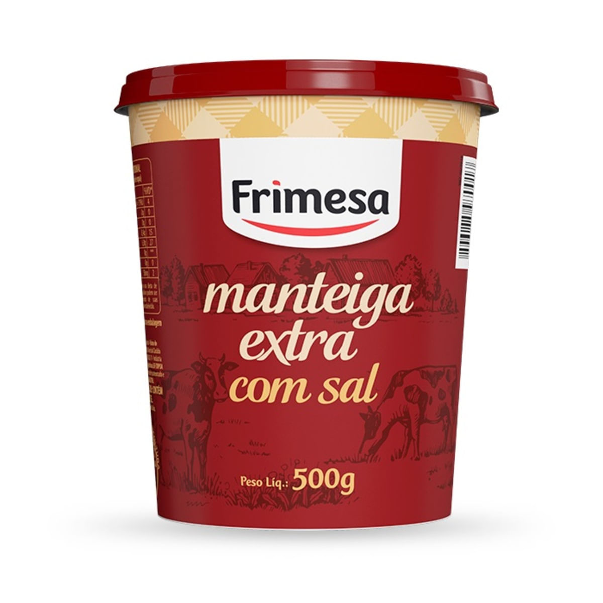 Manteiga Frimesa Extra com sal Pote 500 g