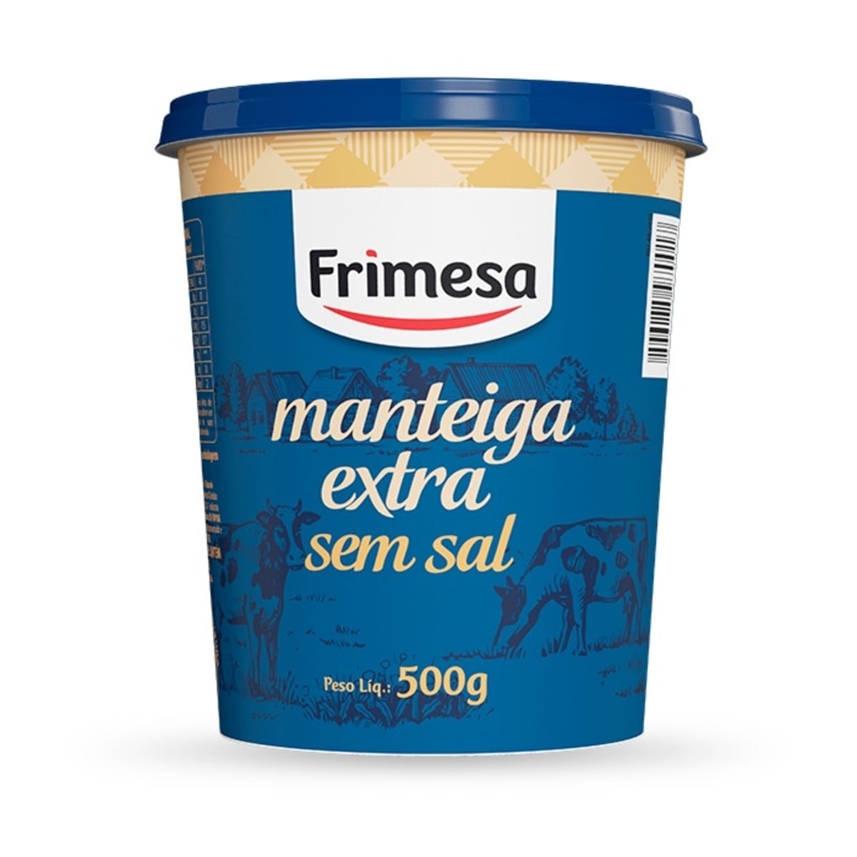 Manteiga Frimesa Extra sem sal Pote 500 g