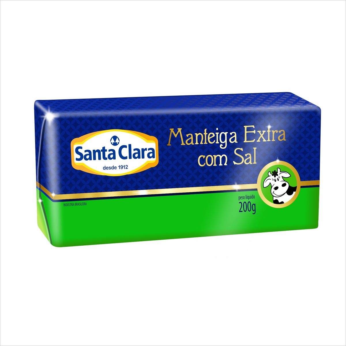 Manteiga Santa Clara Com Sal Tablete 200 g