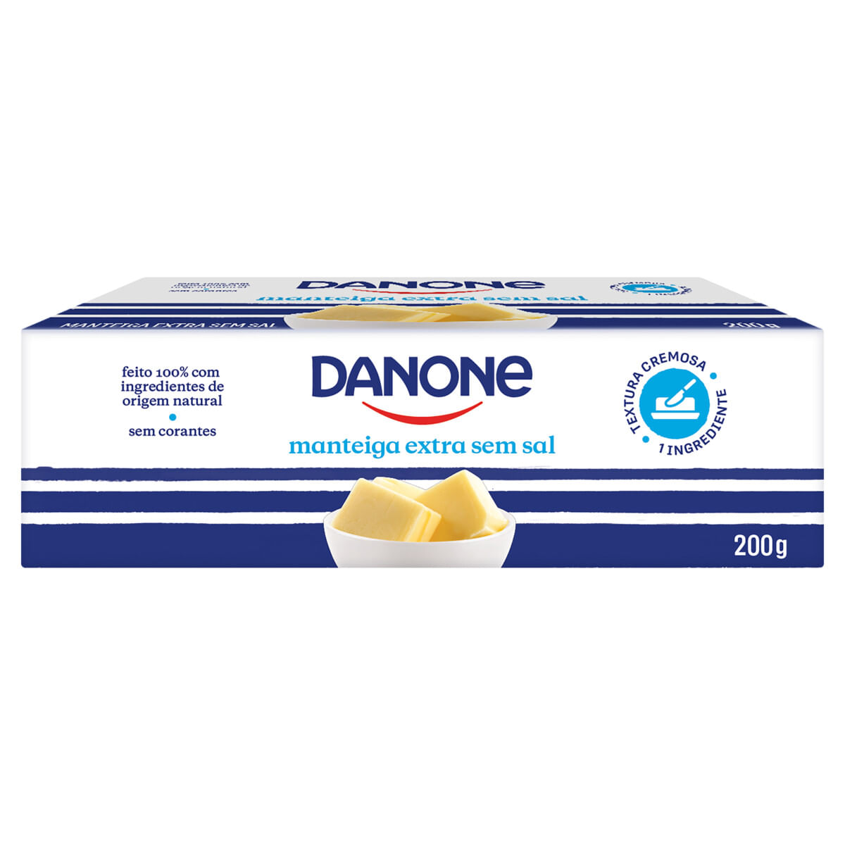 Manteiga sem Sal Danone Extra 200g