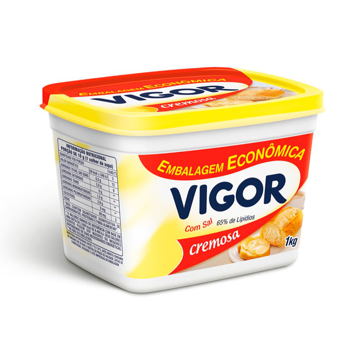 Margarina Cremosa com Sal Vigor 1 Kg