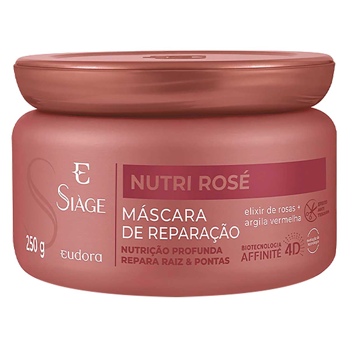 Máscara de Reparação Capilar Eudora Siàge Nutri Rosé 250g