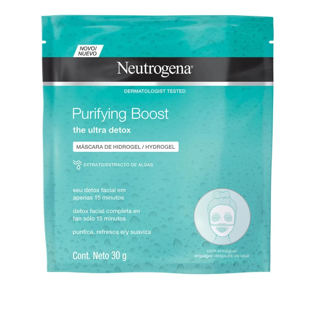 Máscara Facial Neutrogena Purifying Boost 30 g