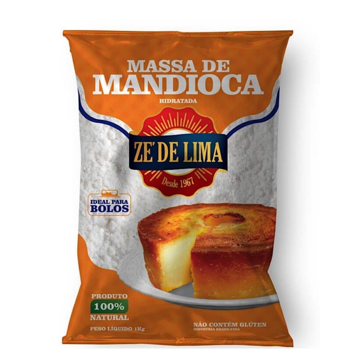 Massa de Mandioca para bolo Zé de Lima 1 kg