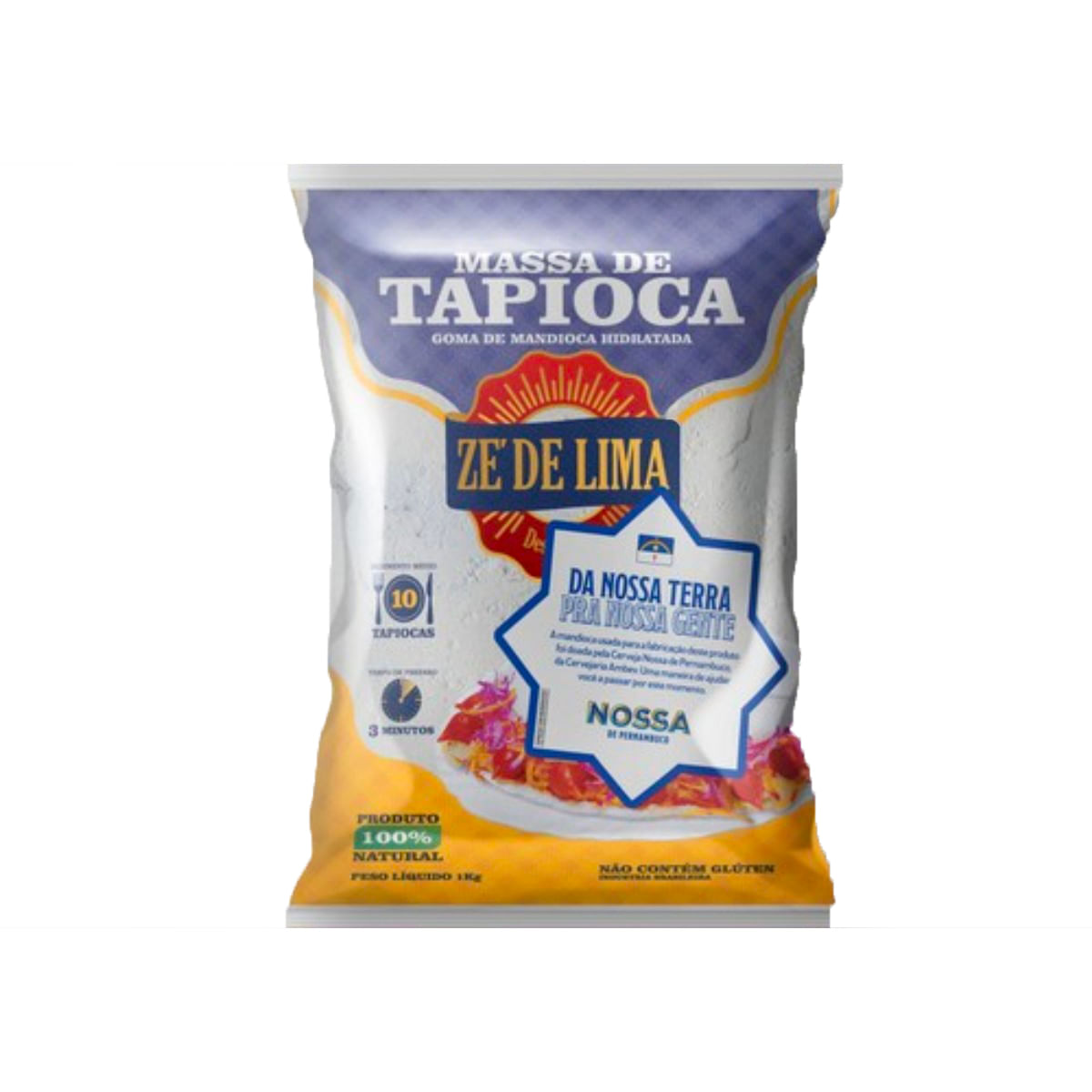 Massa de Tapioca Zé de Lima 1 Kg