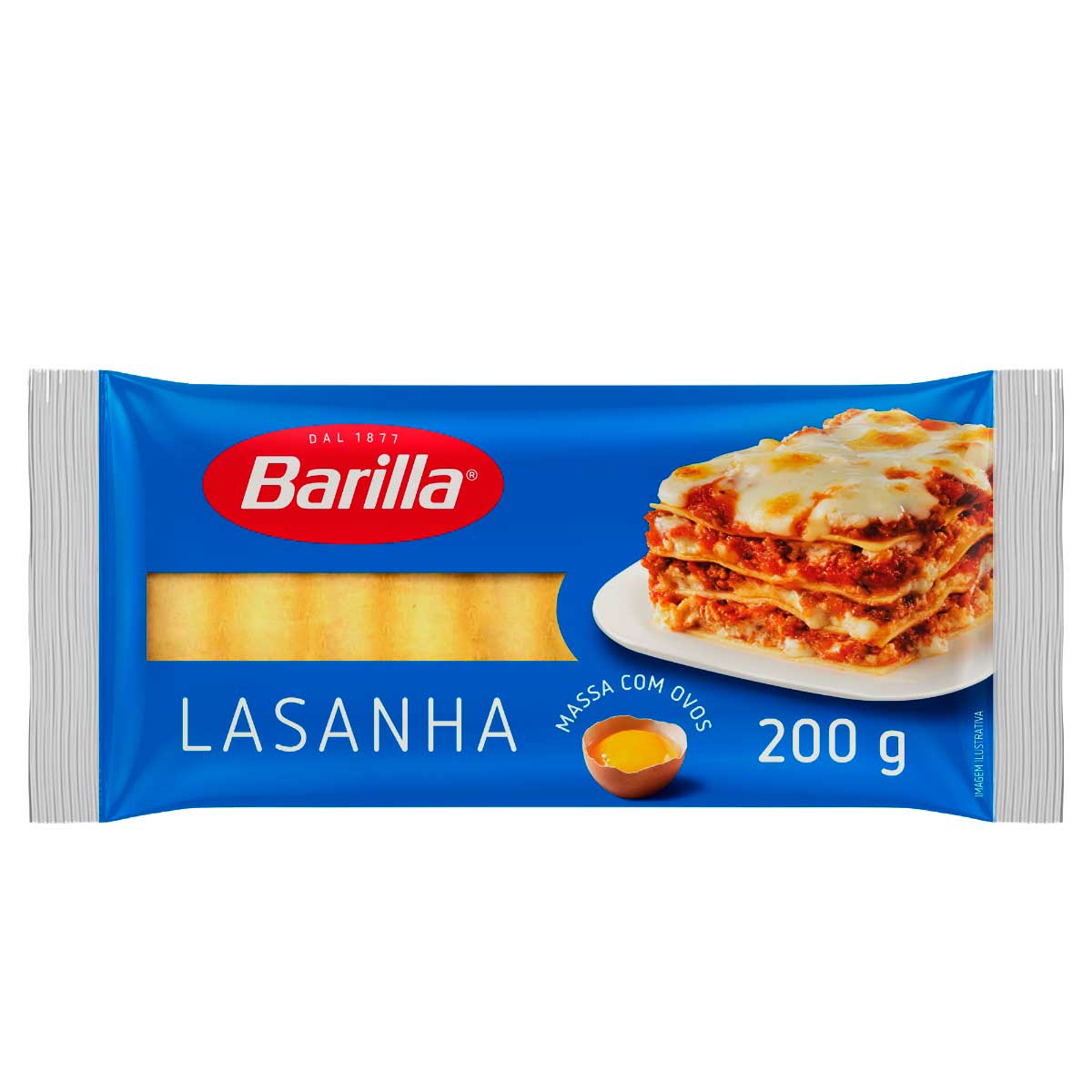 Massa para Lasanha com Ovos 200g