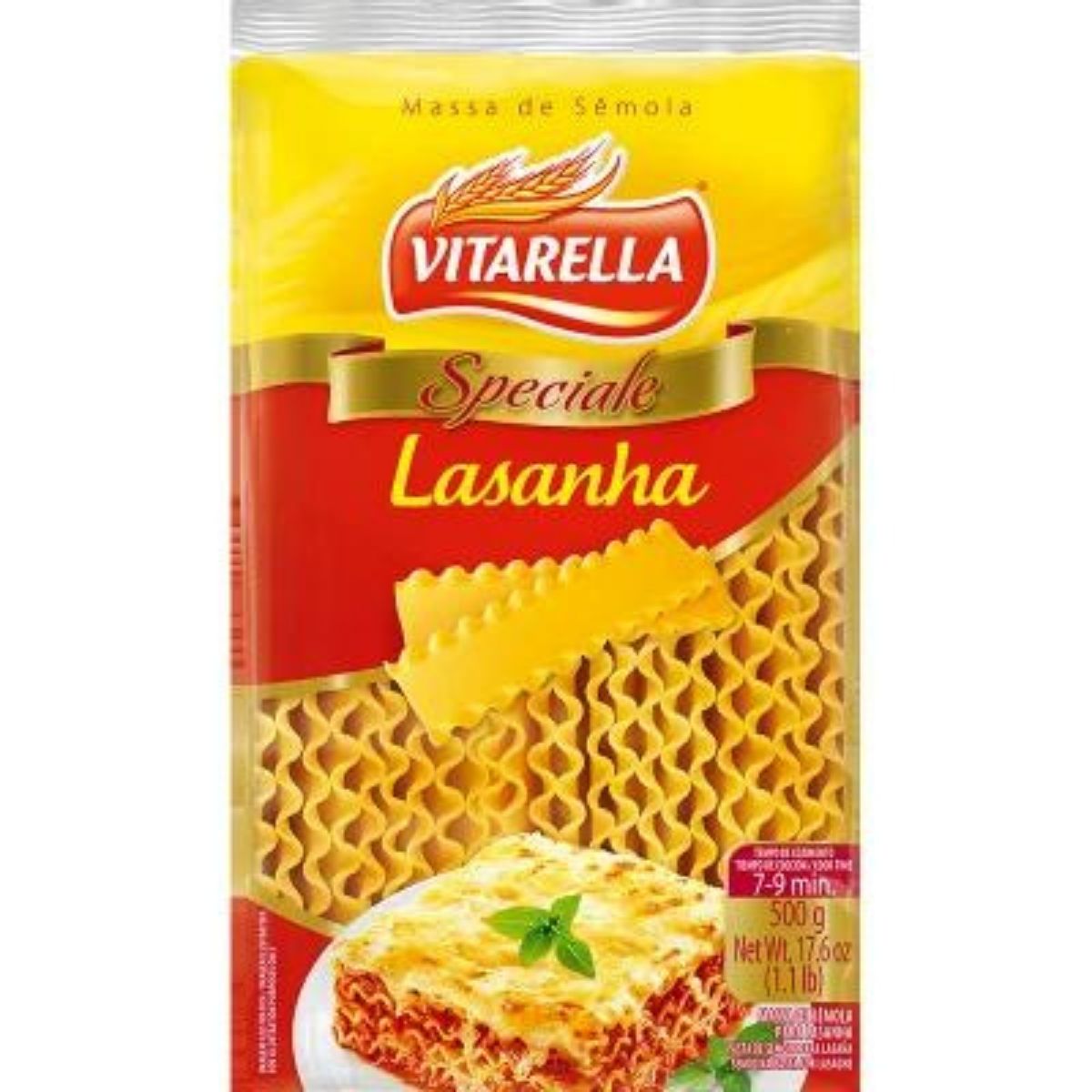 Massa para Lasanha Vitarella Speciale 500 g