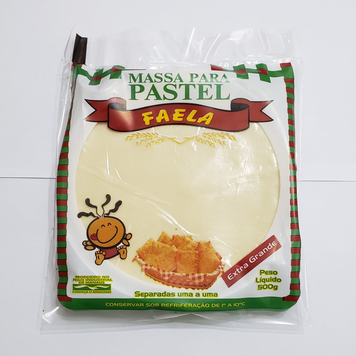 Massa para Pastel Xg Faela 500 g