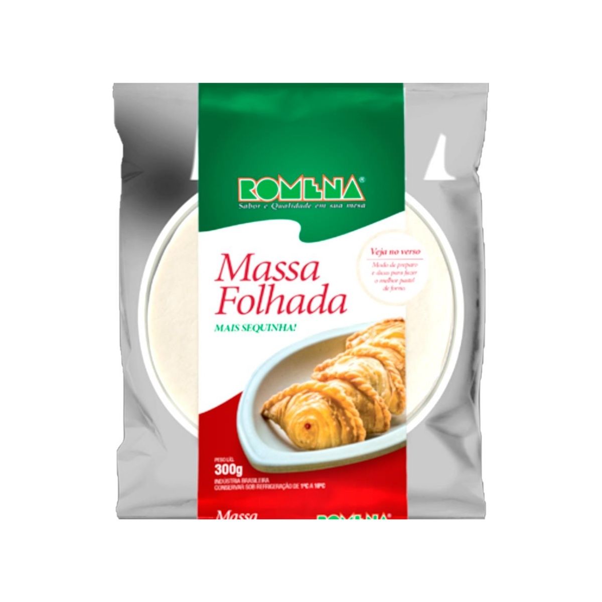 Massa Pastel Folhada Disco Romena 300 g