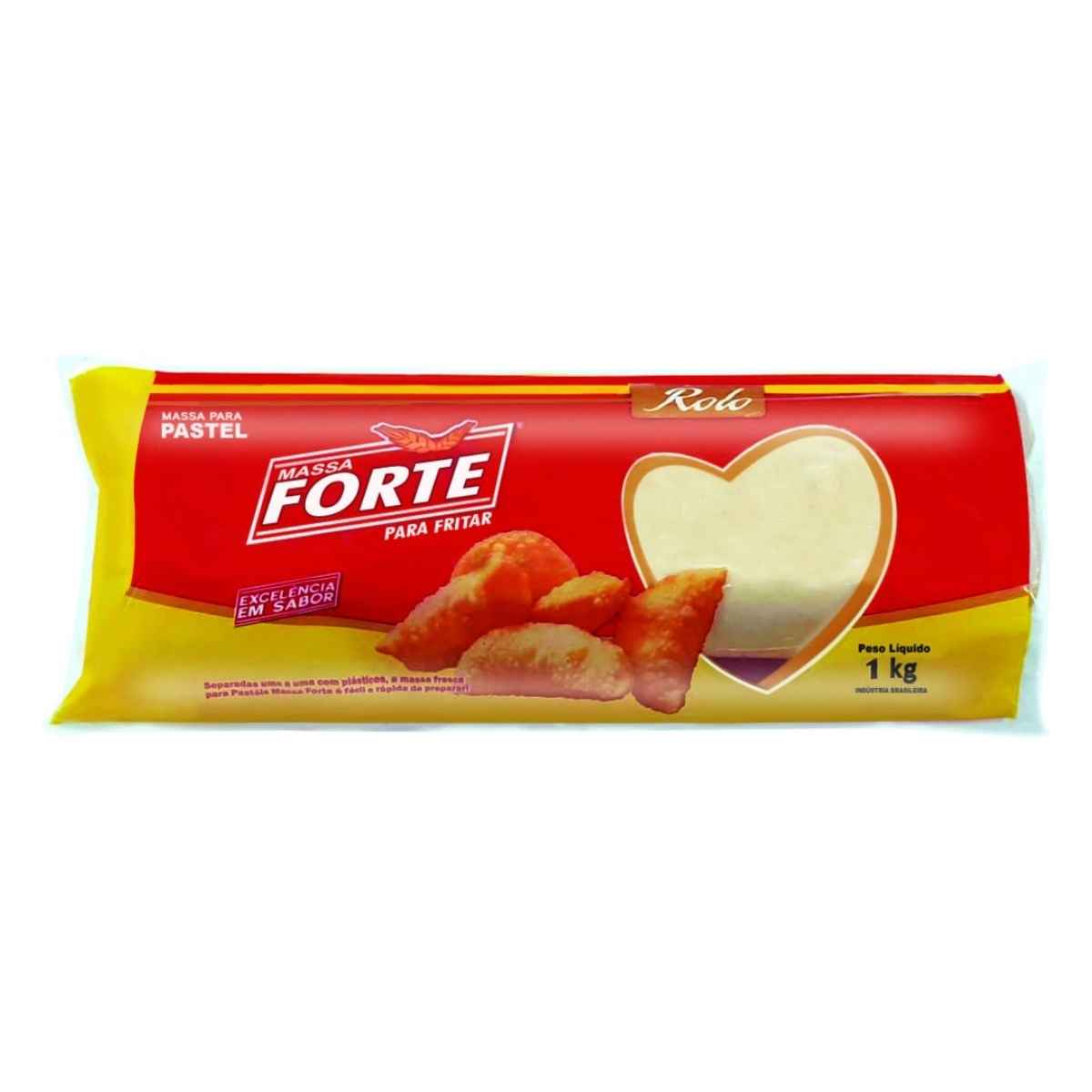 Massa Pastel Massa Forte Rolo 1 Kg