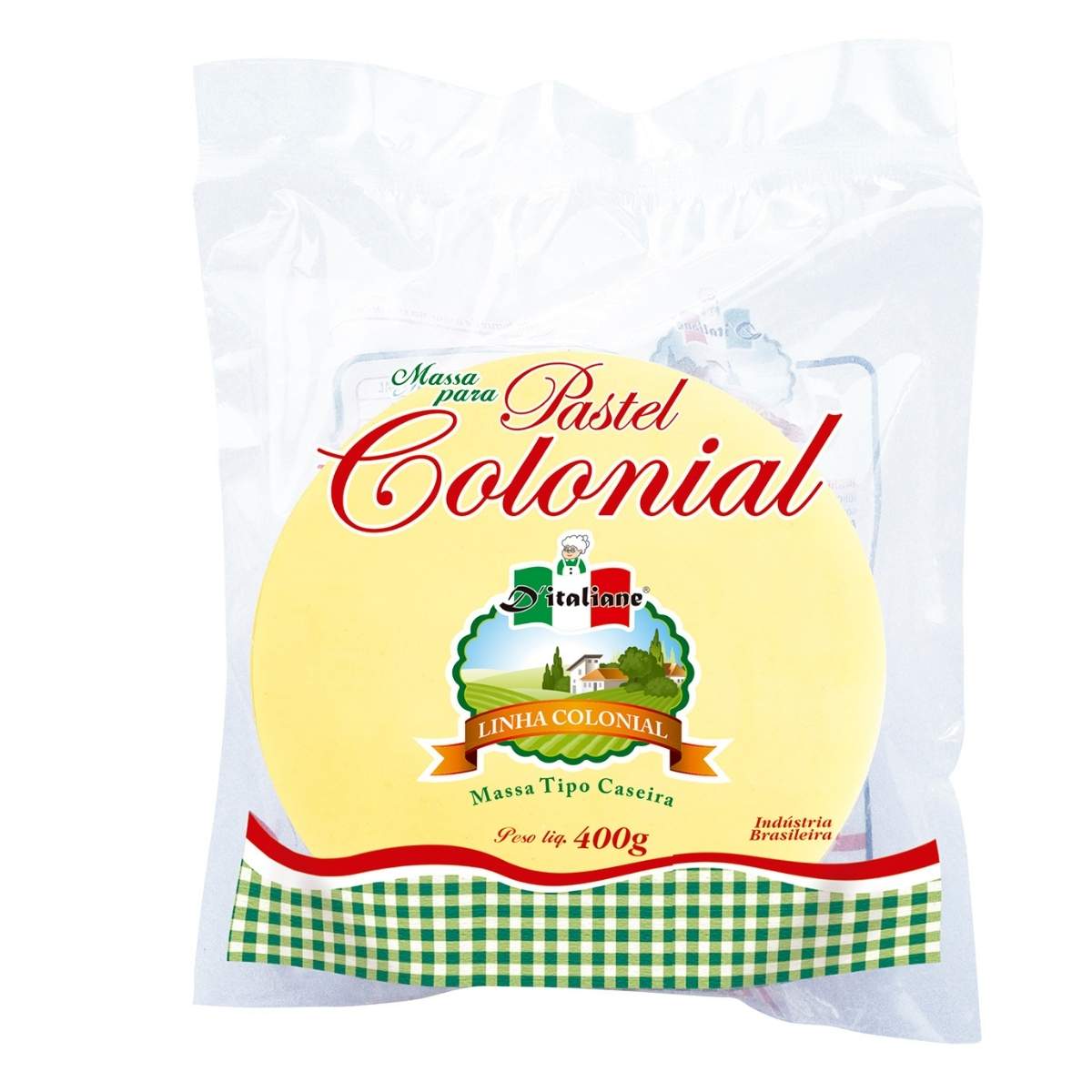 Massa Pastel Médio Colonial D&apos;Italiane 400 g