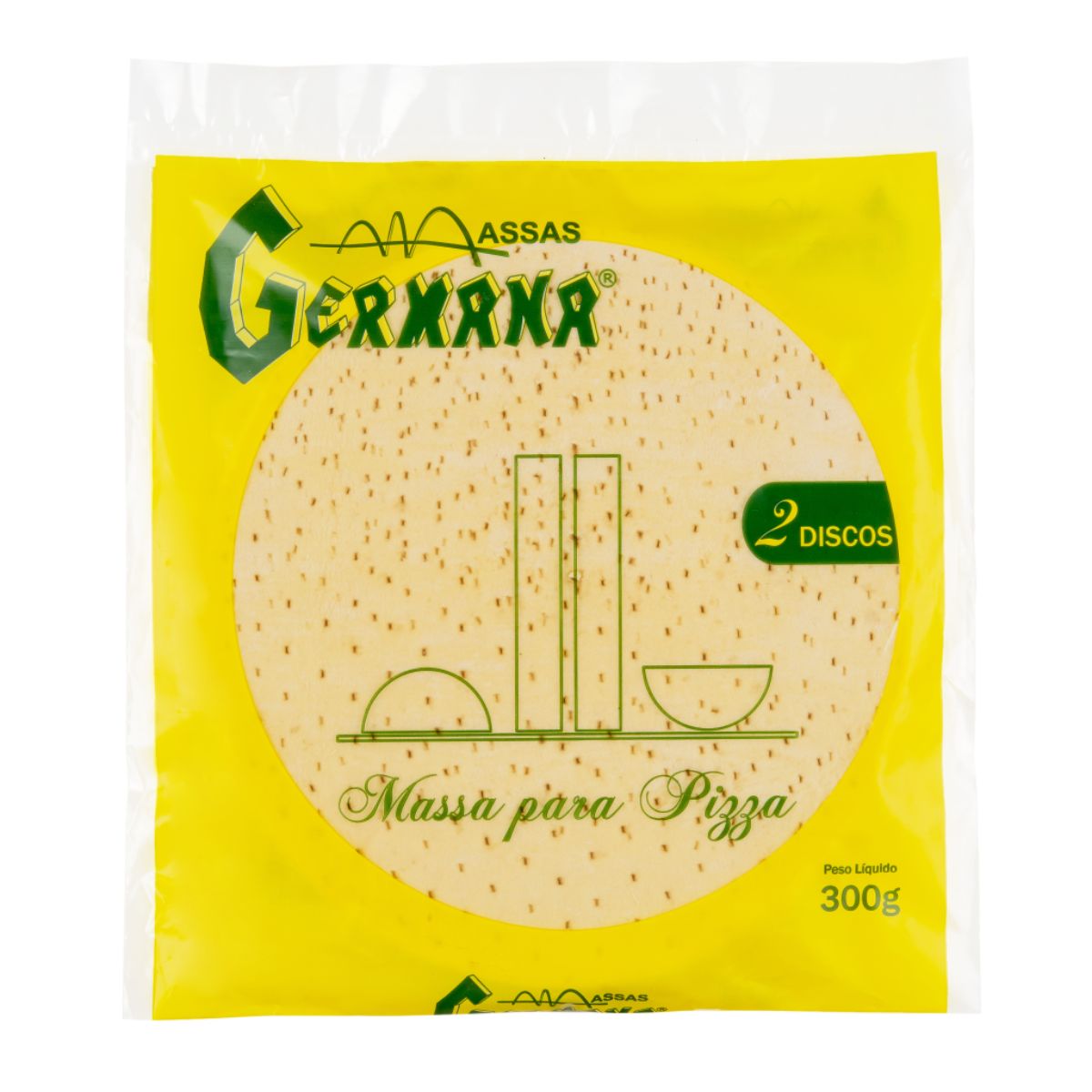 Massa Pizza Lanche Germana Tradicional 300 g