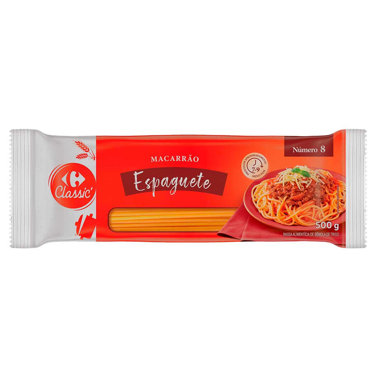 Macarrão Espaguete Carrefour Classic 500g