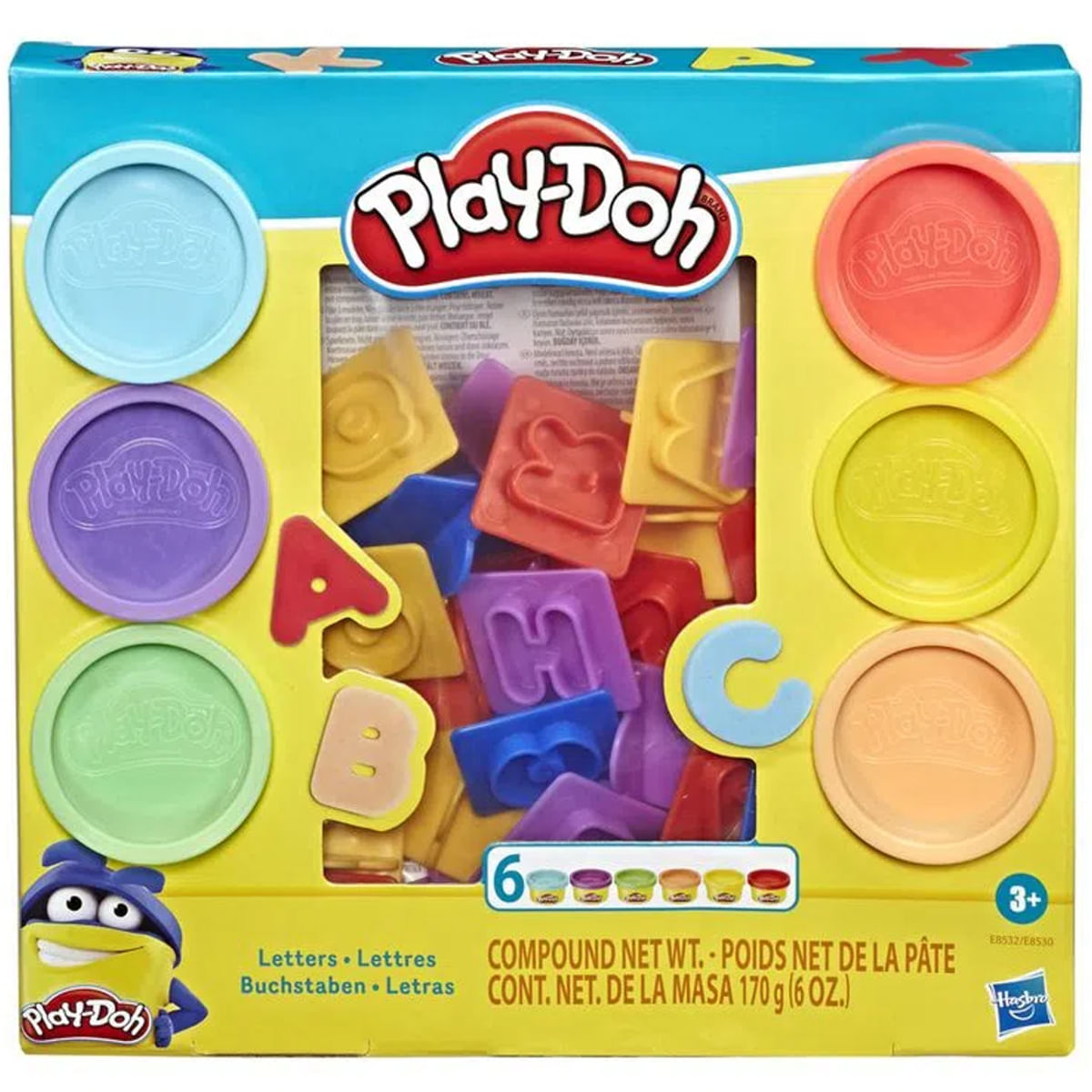 Massinha Play Doh Letras Hasbro