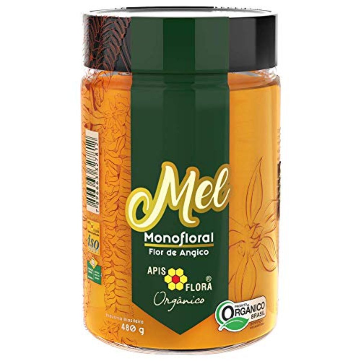 Mel Orgânico Angico Com 480g