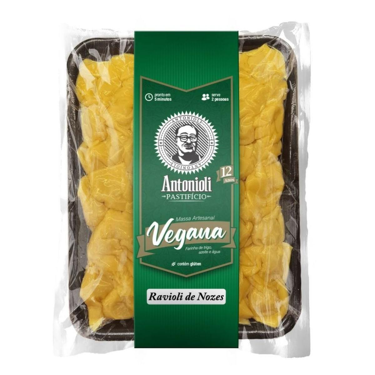 Mezzaluna de Abobora Antonioli Pastificio Vegana 400 g