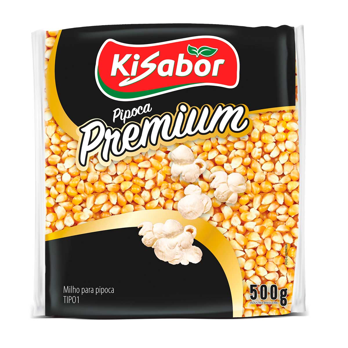 Milho Pipoca Kisabor Premium 500 g