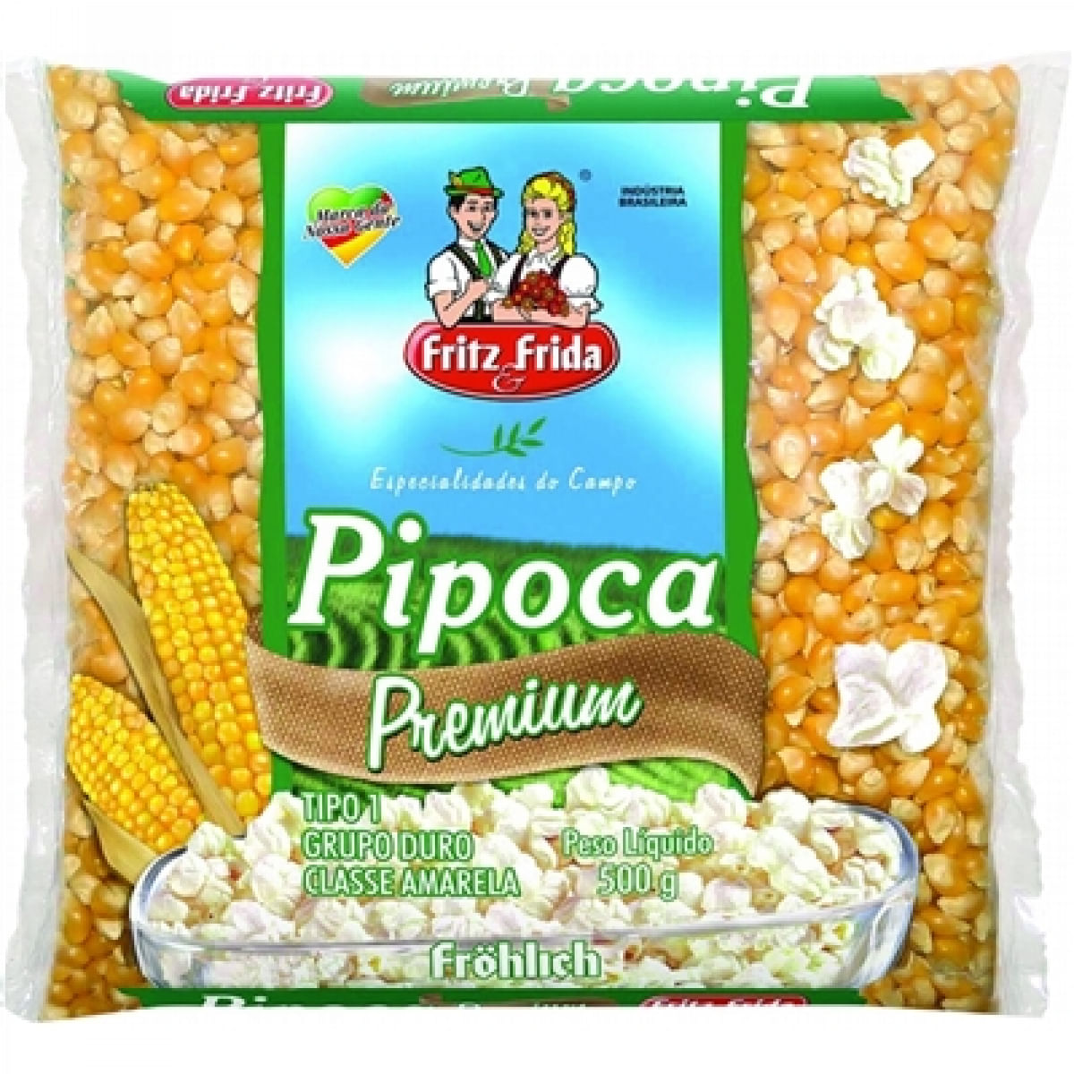 Milho Pipoca Premium Fritz e Frida 400 g