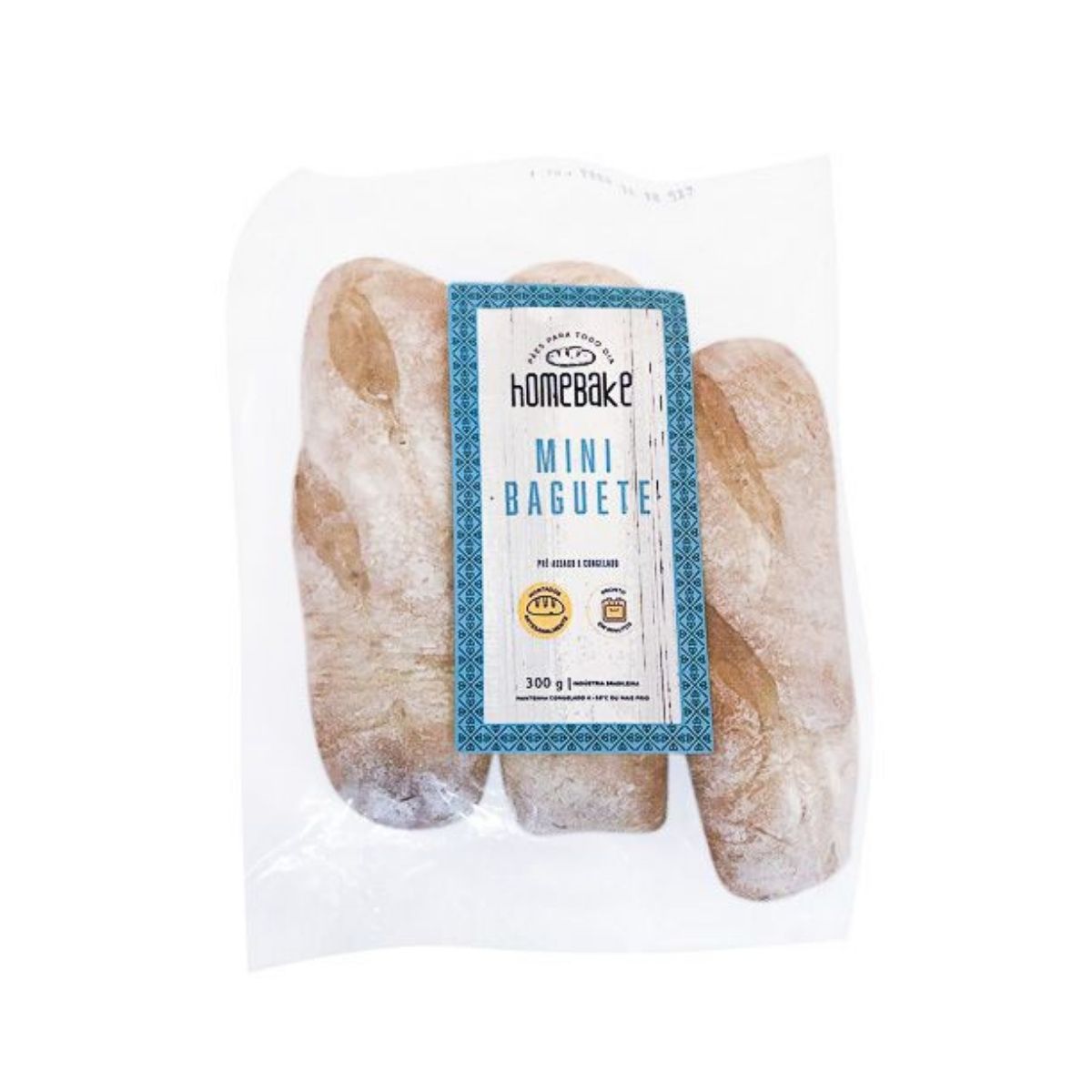 Mini Baguete Congelada Lanche Homebake 300 g