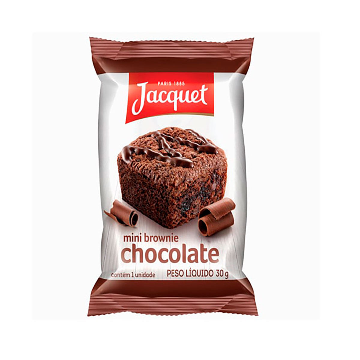 Mini Brownie de Chocolate ao Leite Jacquet 30 g