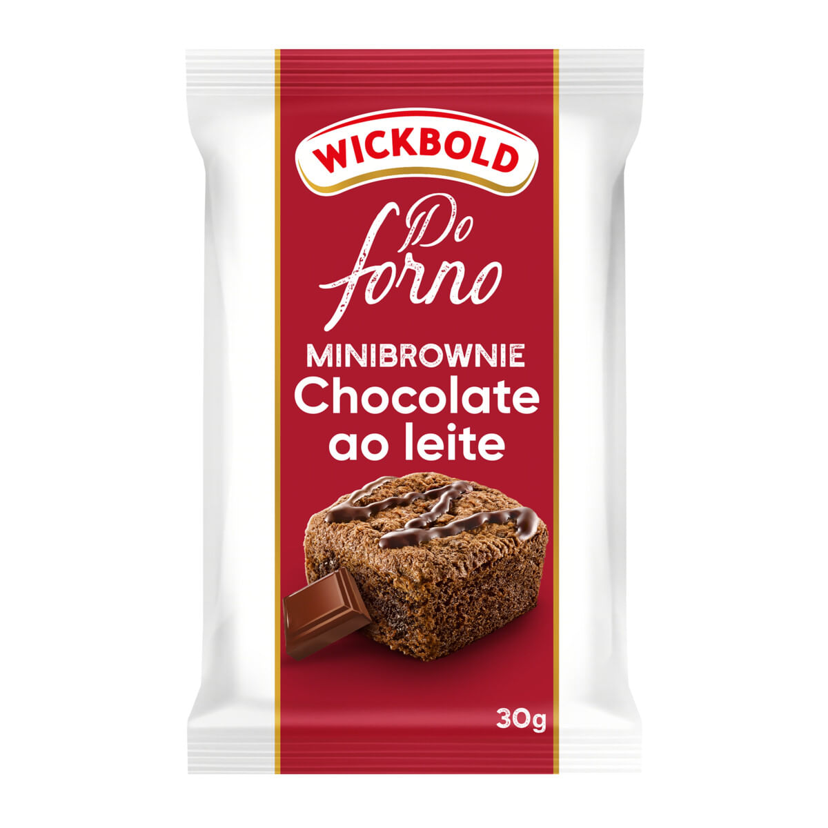 Minibrownie Chocolate Ao Leite Wickbold Do Forno 30 g