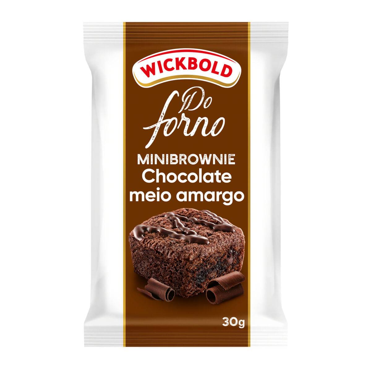 Minibrownie Chocolate Meio Amargo Wickbold Do Forno 30 g