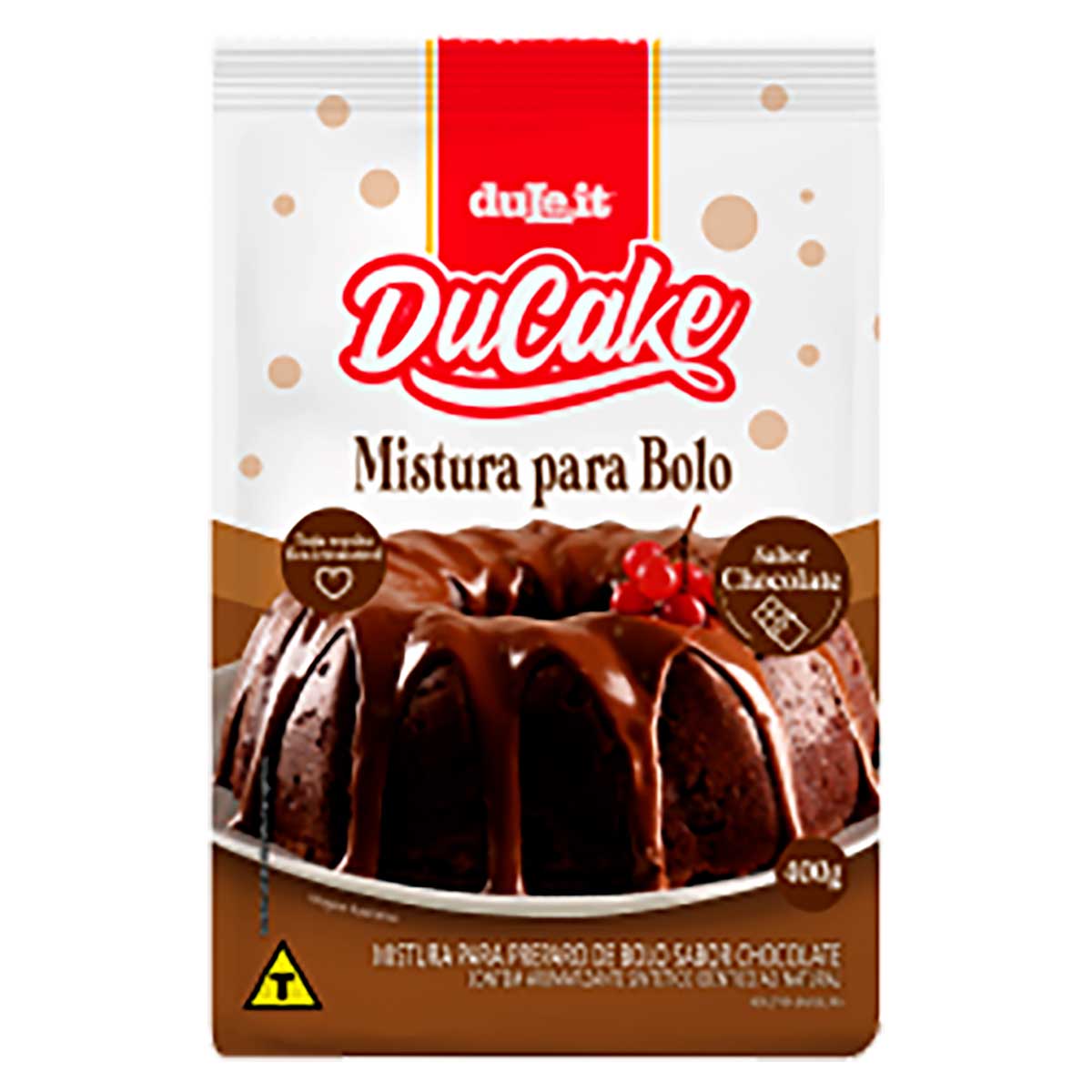 Mistura para Bolo Chocolate Duleit DuCake 400 g