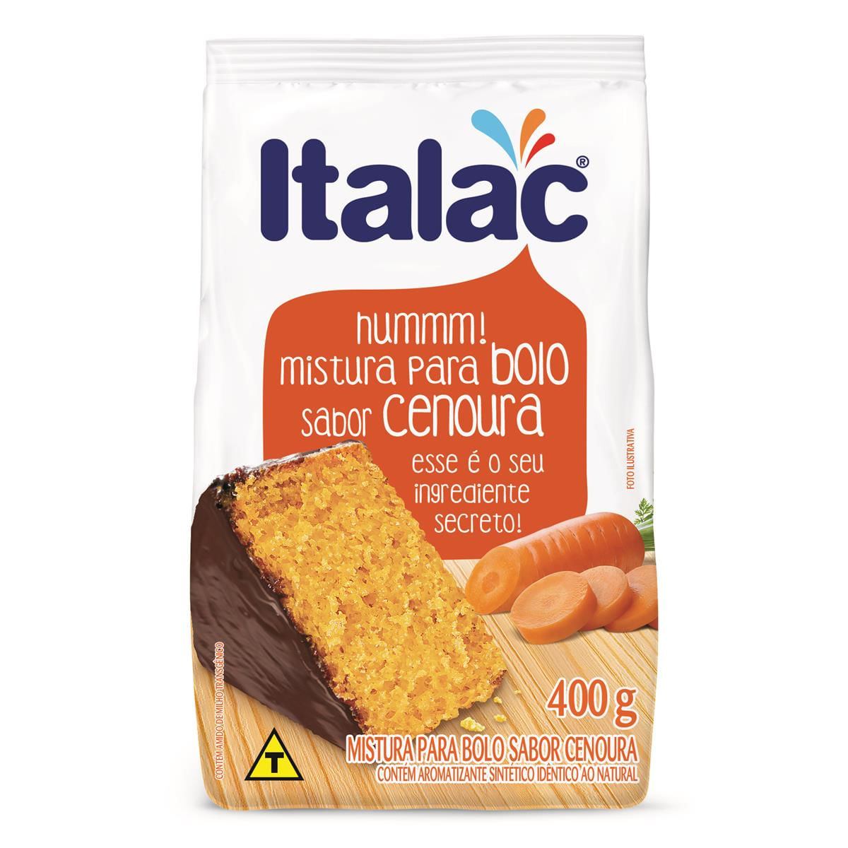 Mistura para Bolo Cenoura Italac Pacote 400 g