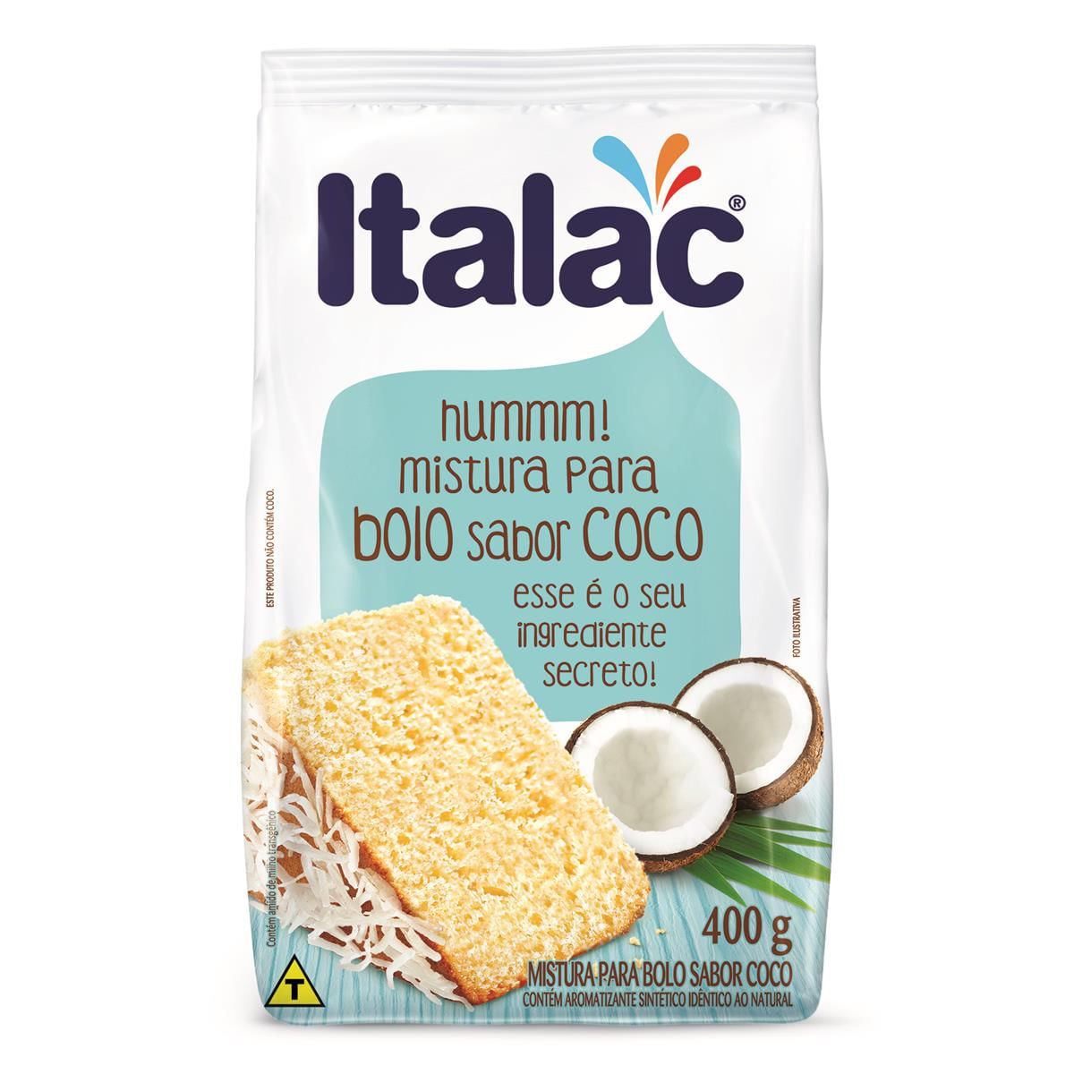 Mistura para Bolo Coco Italac Pacote 400 g