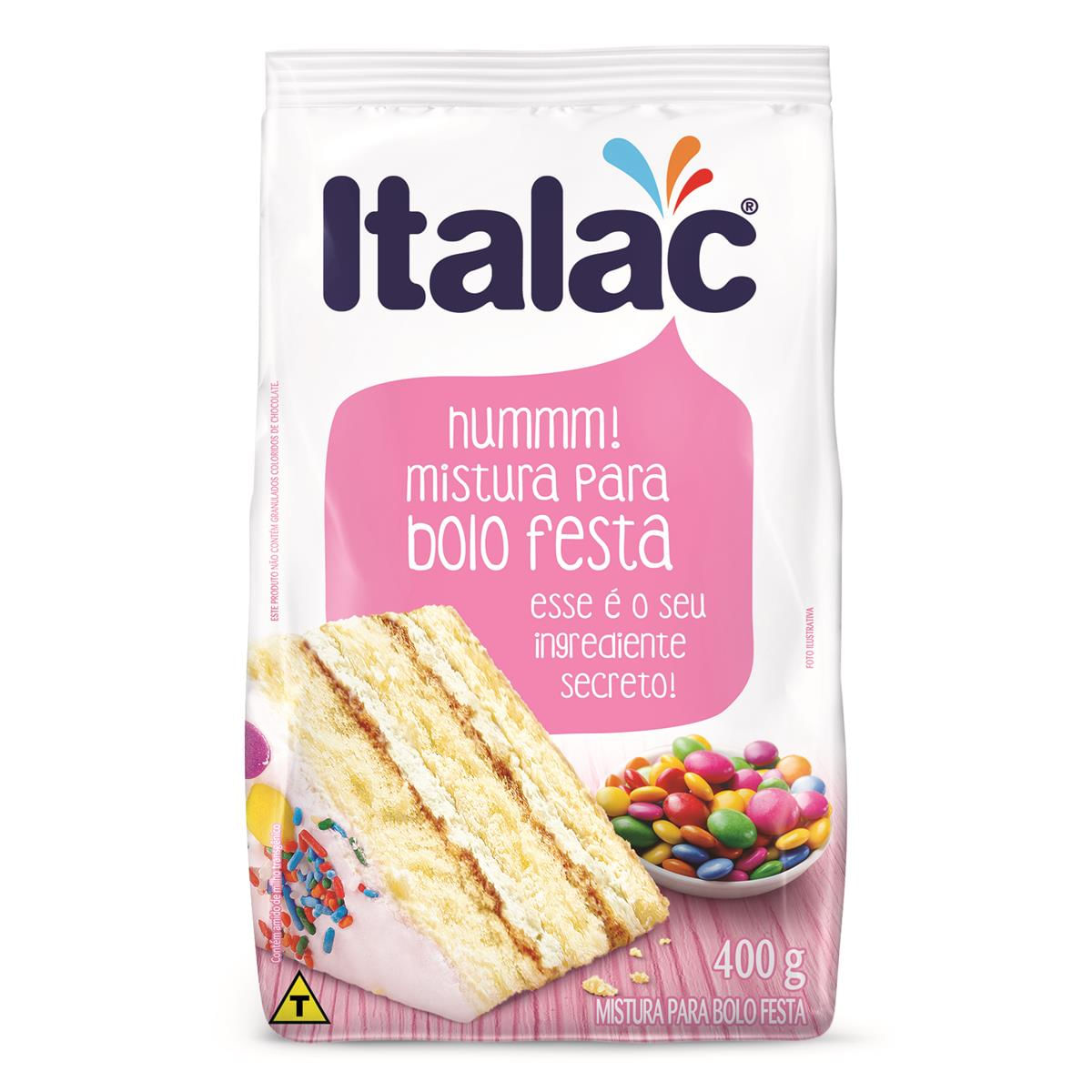 Mistura para Bolo Festa Italac Pacote 400 g