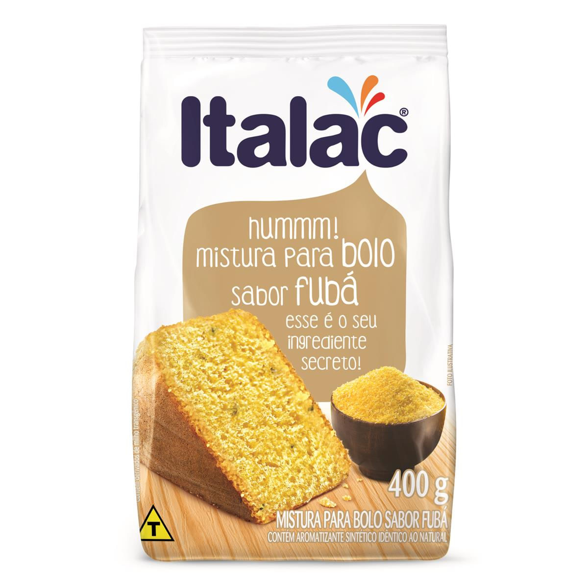 Mistura para Bolo Fubá Italac Pacote 400 g