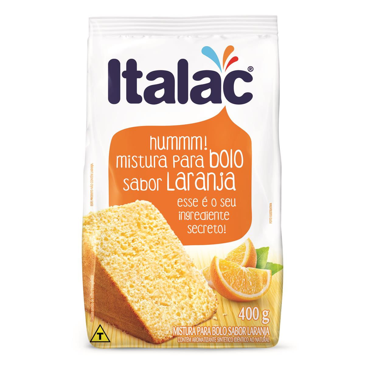 Mistura para Bolo Laranja Italac Pacote 400 g