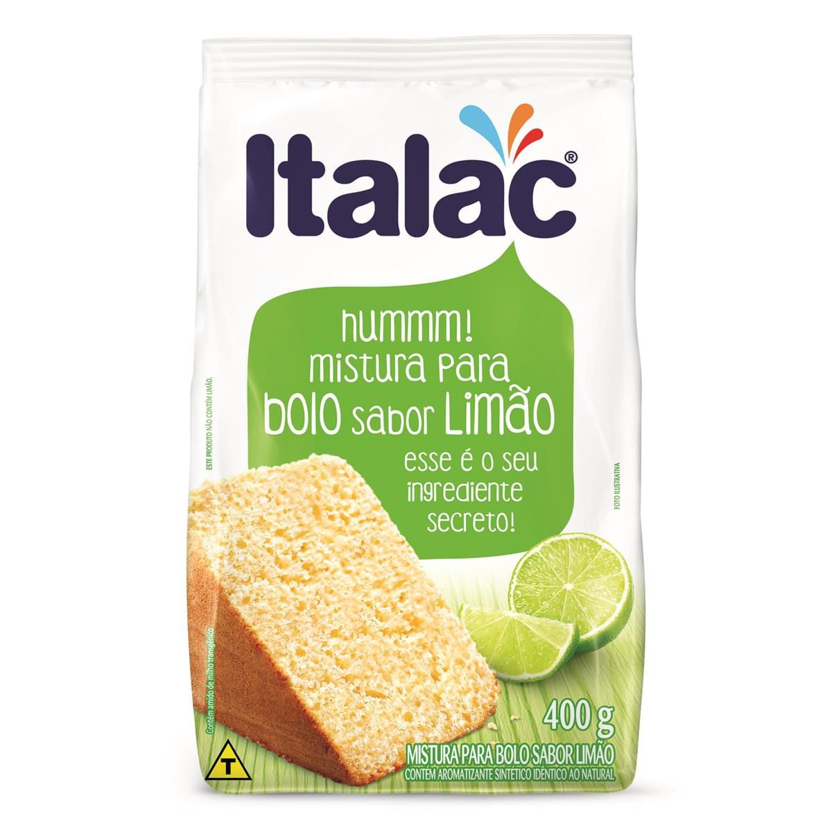 Mistura para Bolo Limão Italac Pacote 400 g