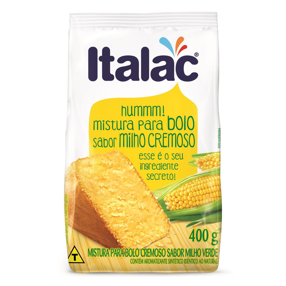 Mistura para Bolo Milho Italac Pacote 400 g