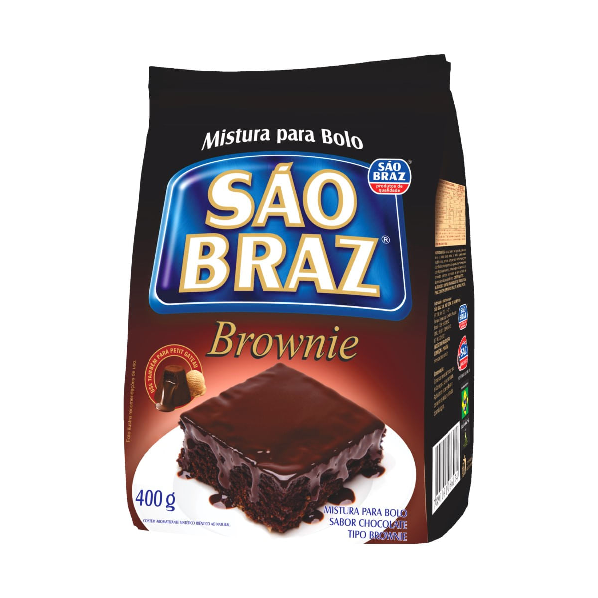 Mistura para Bolo Brownie São Braz 400 g