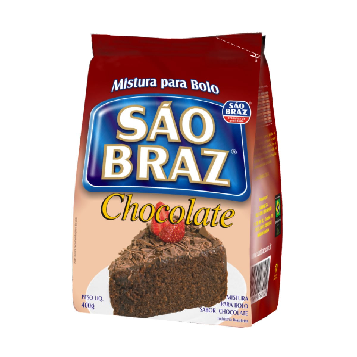 Mistura para Bolo Chocolate São Braz 400 g