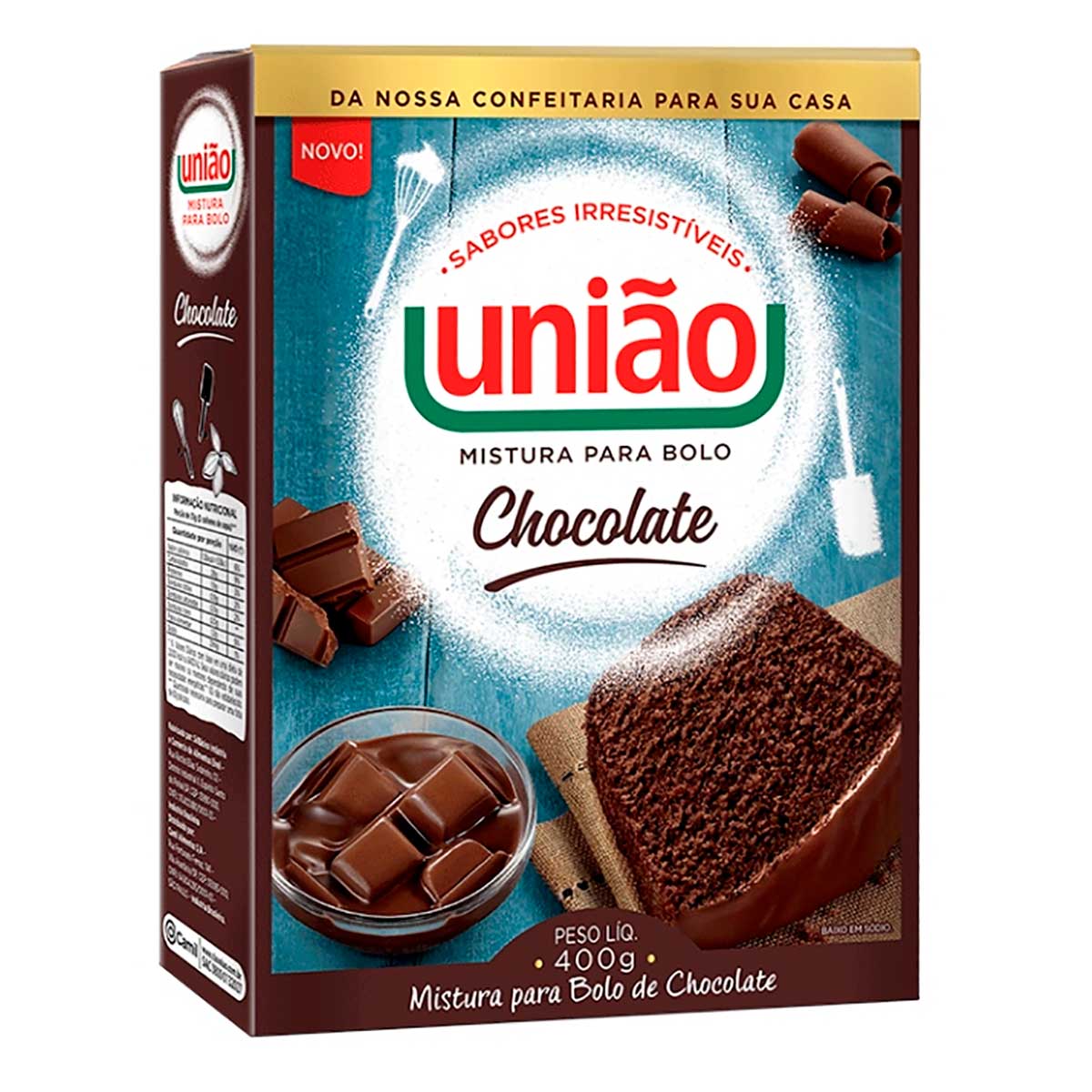 Mistura de Bolo Chocolate União 400g