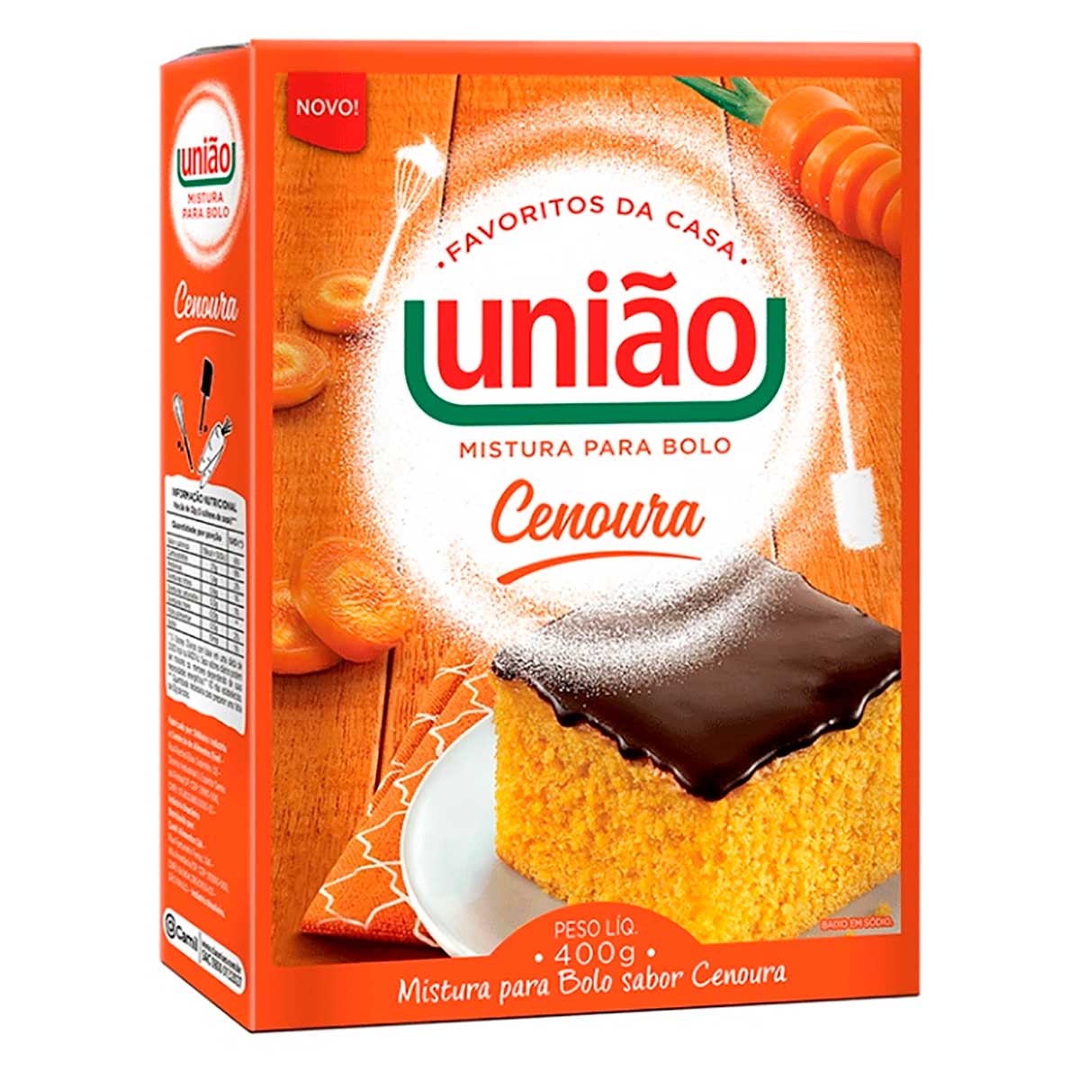 Mistura para Bolo de Cenoura União 400g