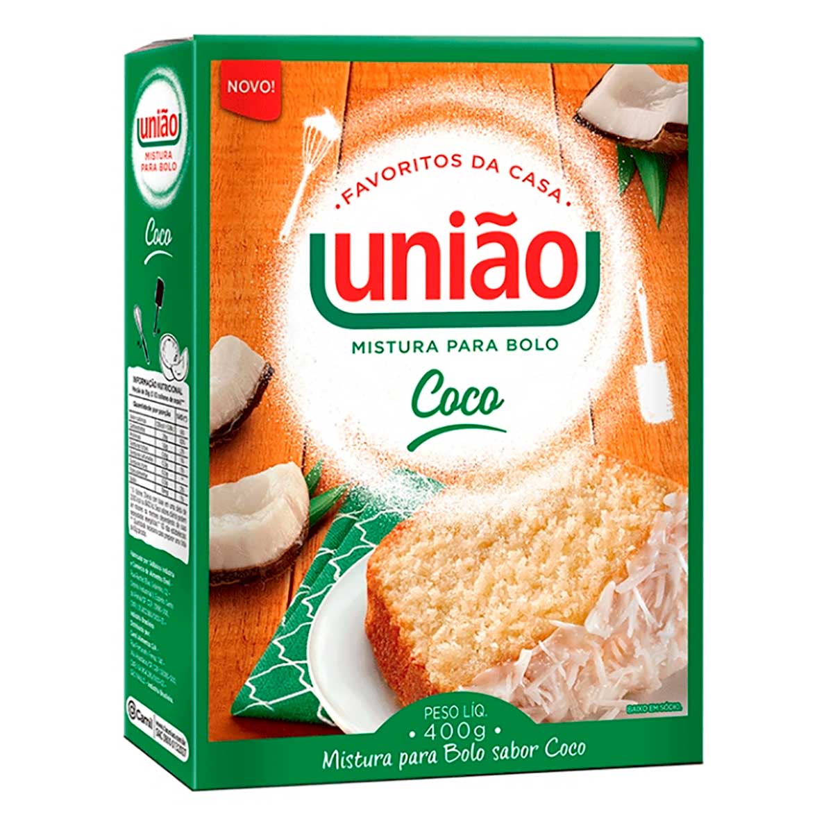 Mistura para Bolo de Coco União 400g