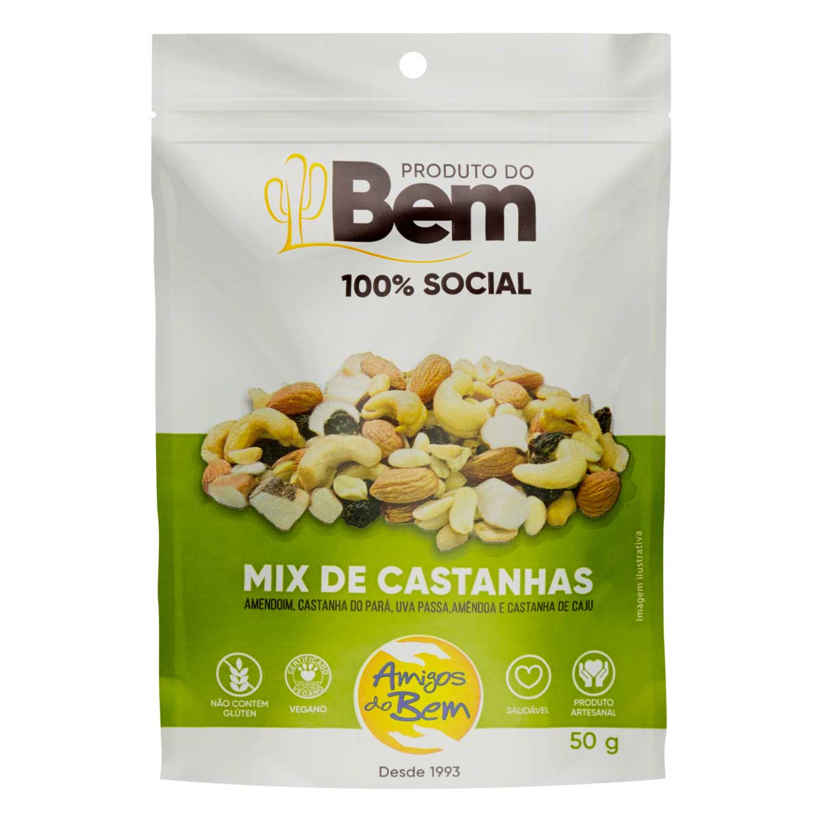 Mix de Castanha Amigos do Bem 50g